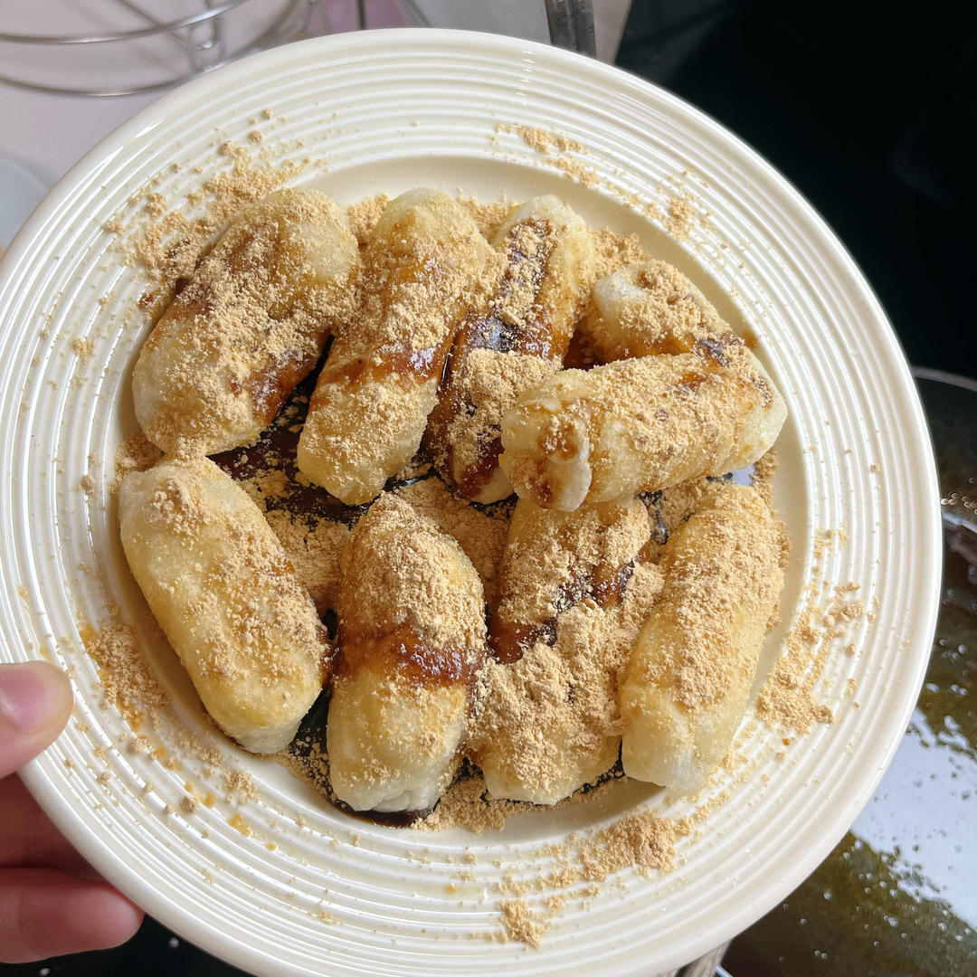 超好吃的红糖糍粑