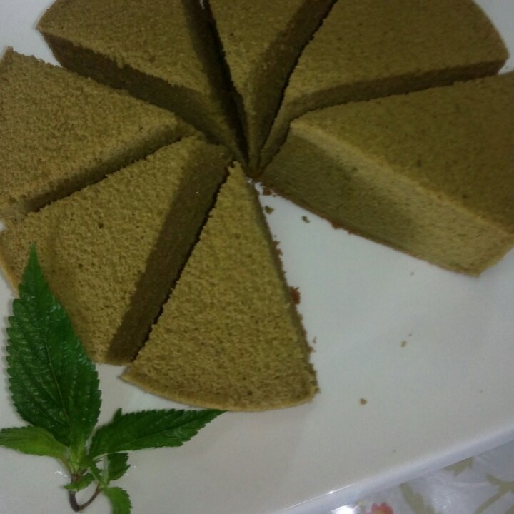 六寸抹茶戚风蛋糕