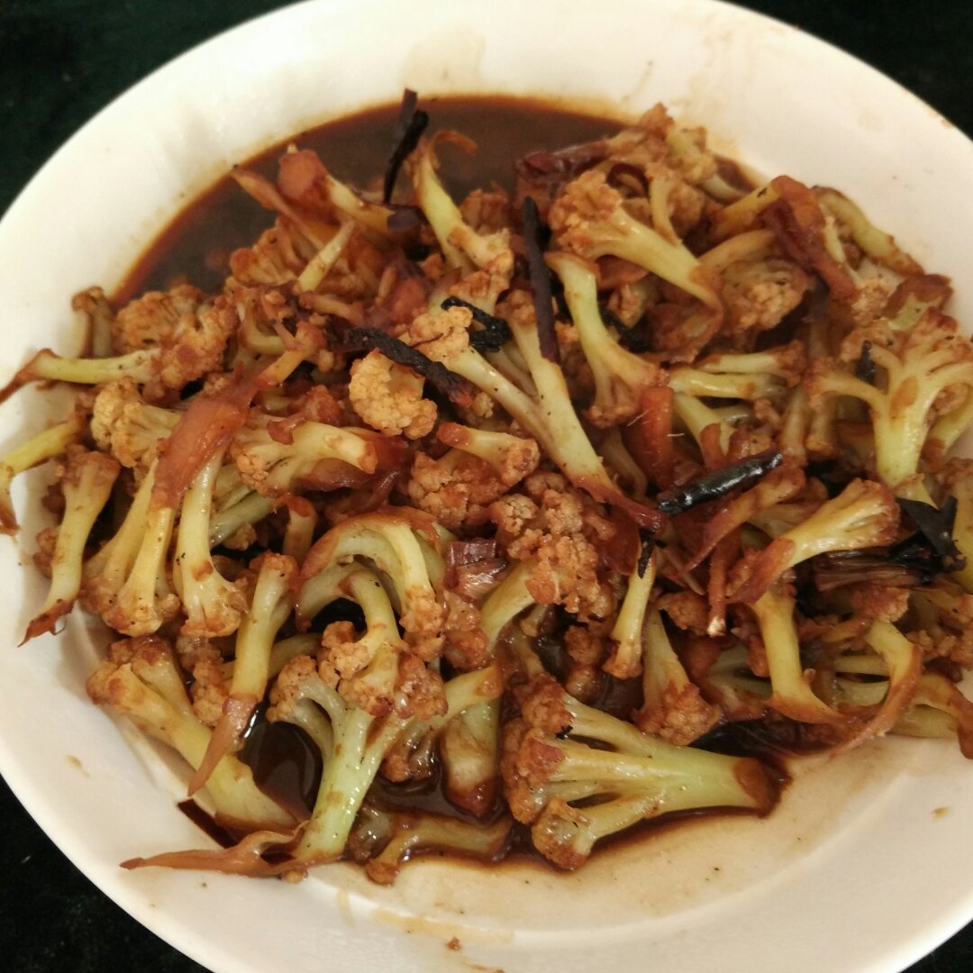 老丁的私房菜-干锅花菜