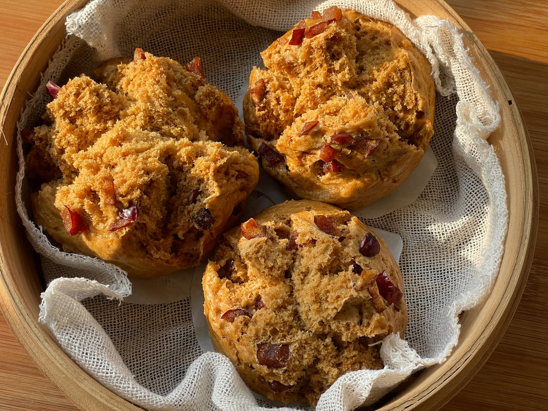 【红糖开花馒头】一招做出开花馒头，好吃又好玩！