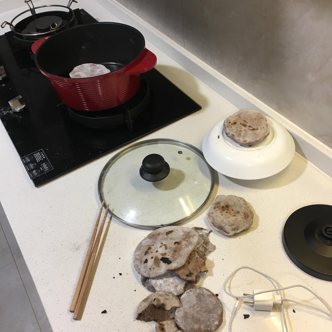 无油高萌气球饼~Roti，Phulka印度薄饼，中式单饼