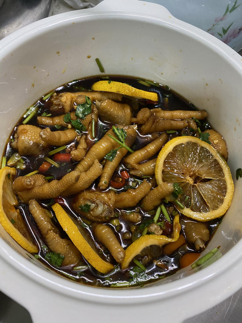 柠檬鸡爪