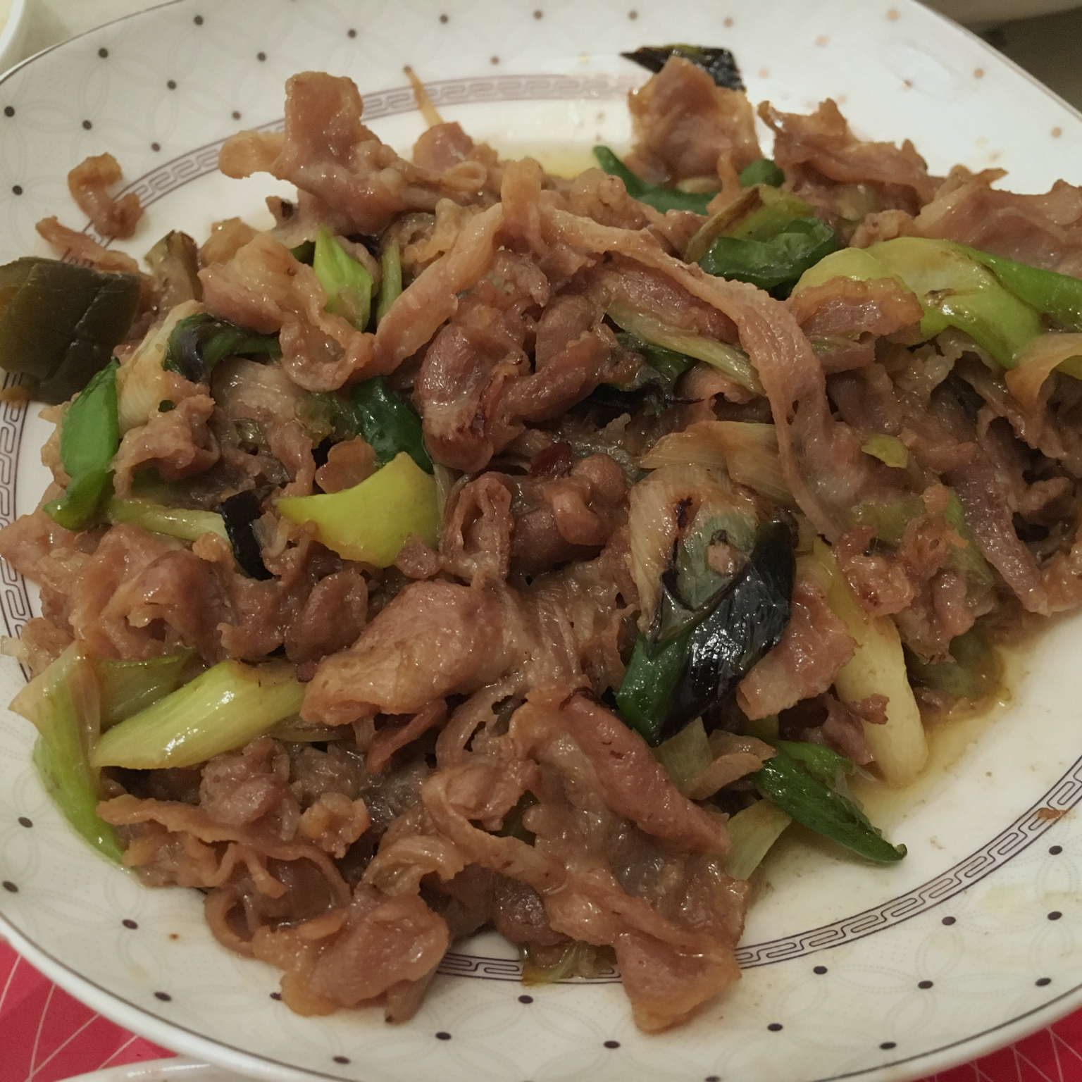 葱爆羊肉