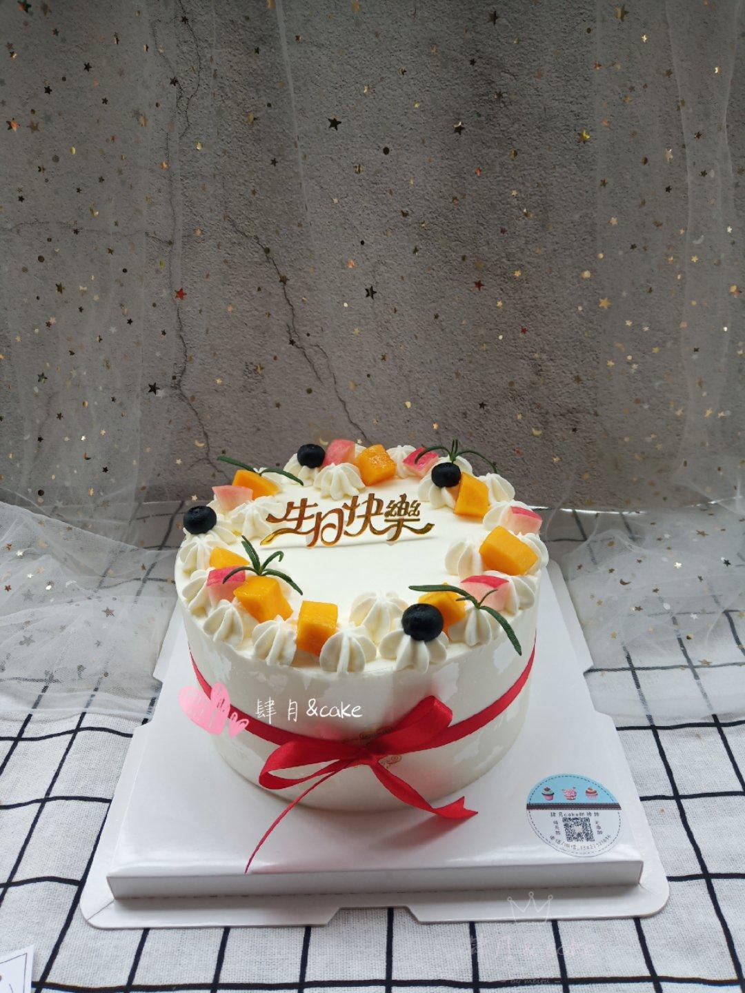 《Tinrry+》草莓奶油蛋糕（8寸配方）