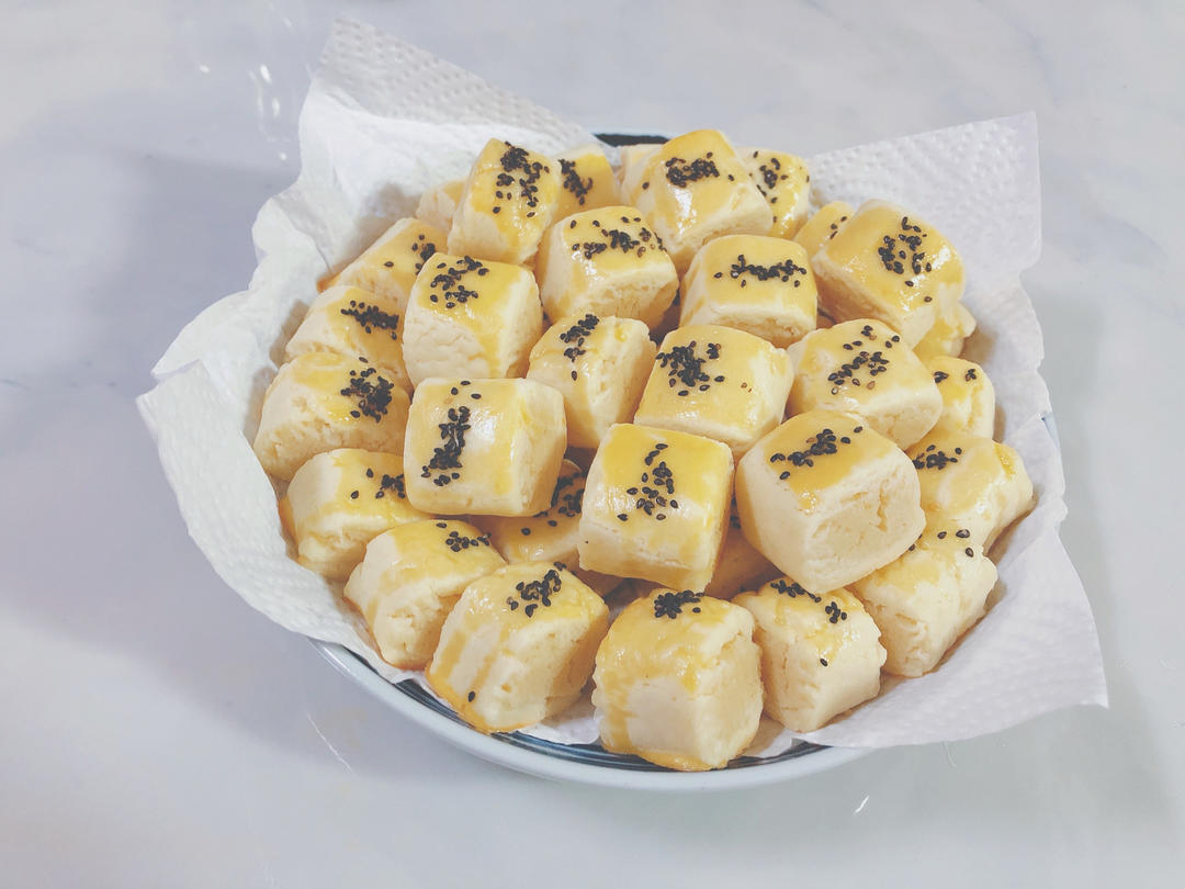 超级酥的小点心【豆沙一口酥】
