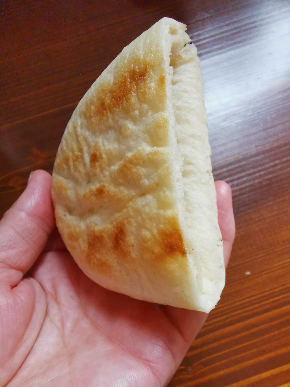 松软空心发面饼