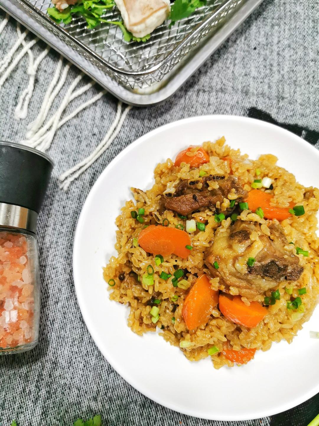立冬的一餐｜烤箱版孜然羊肉串+羊肉手抓饭