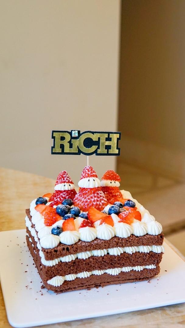 圣诞呆萌裸蛋糕