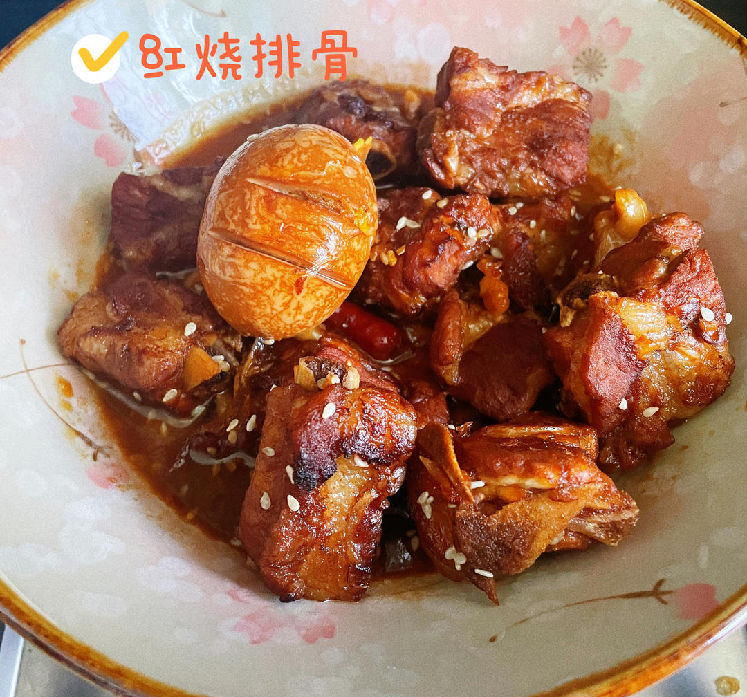 红烧排骨&美味卤蛋｜暴下饭