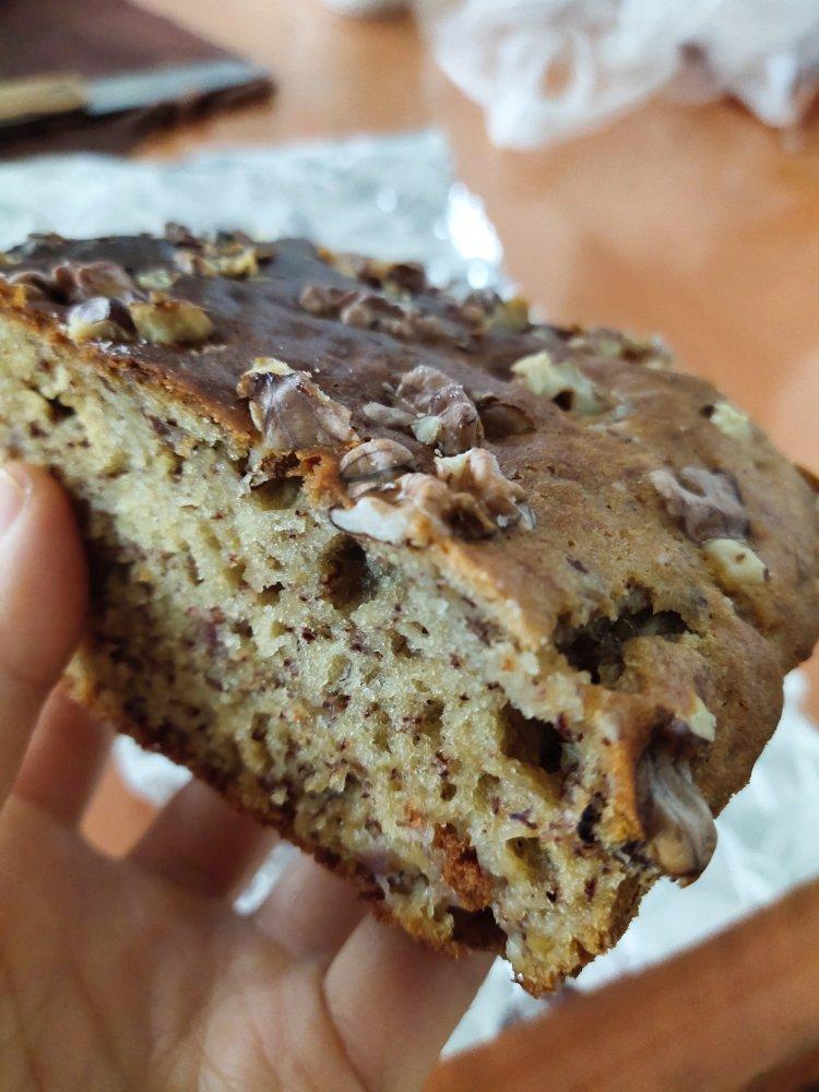 香蕉核桃蛋糕（低油少糖健康版）