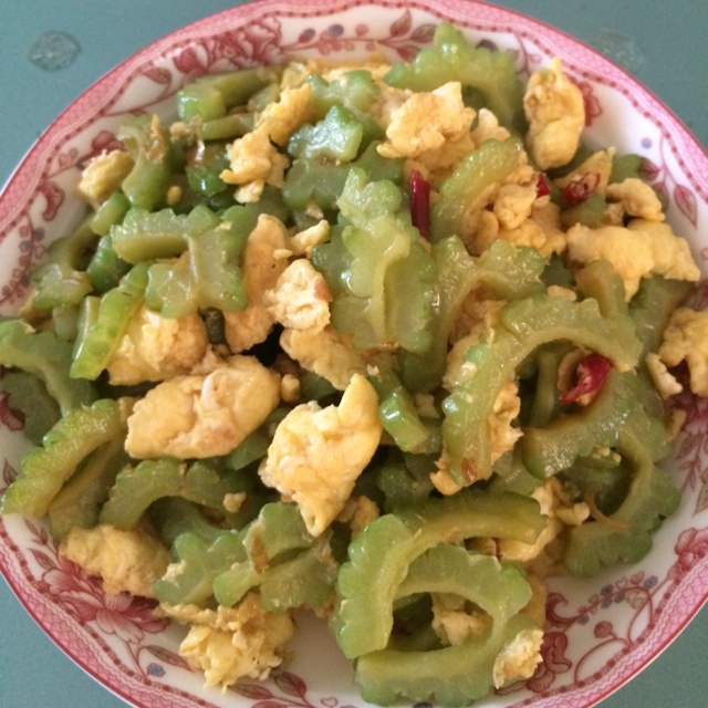 苦瓜炒蛋