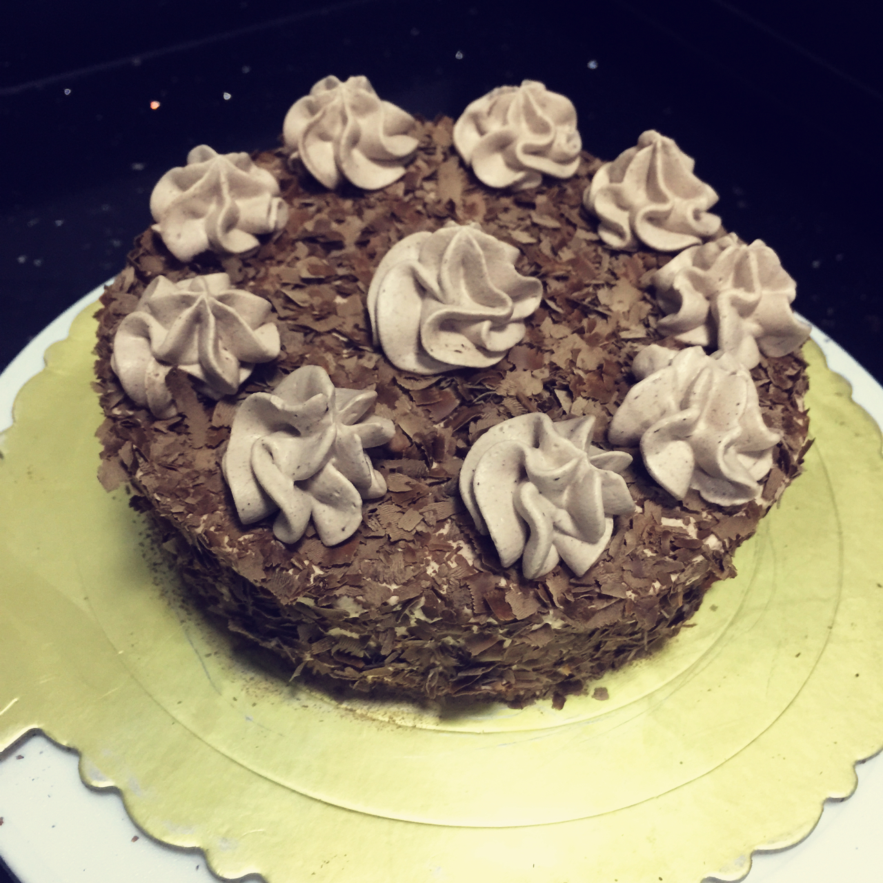 6寸可可戚风 黑森林