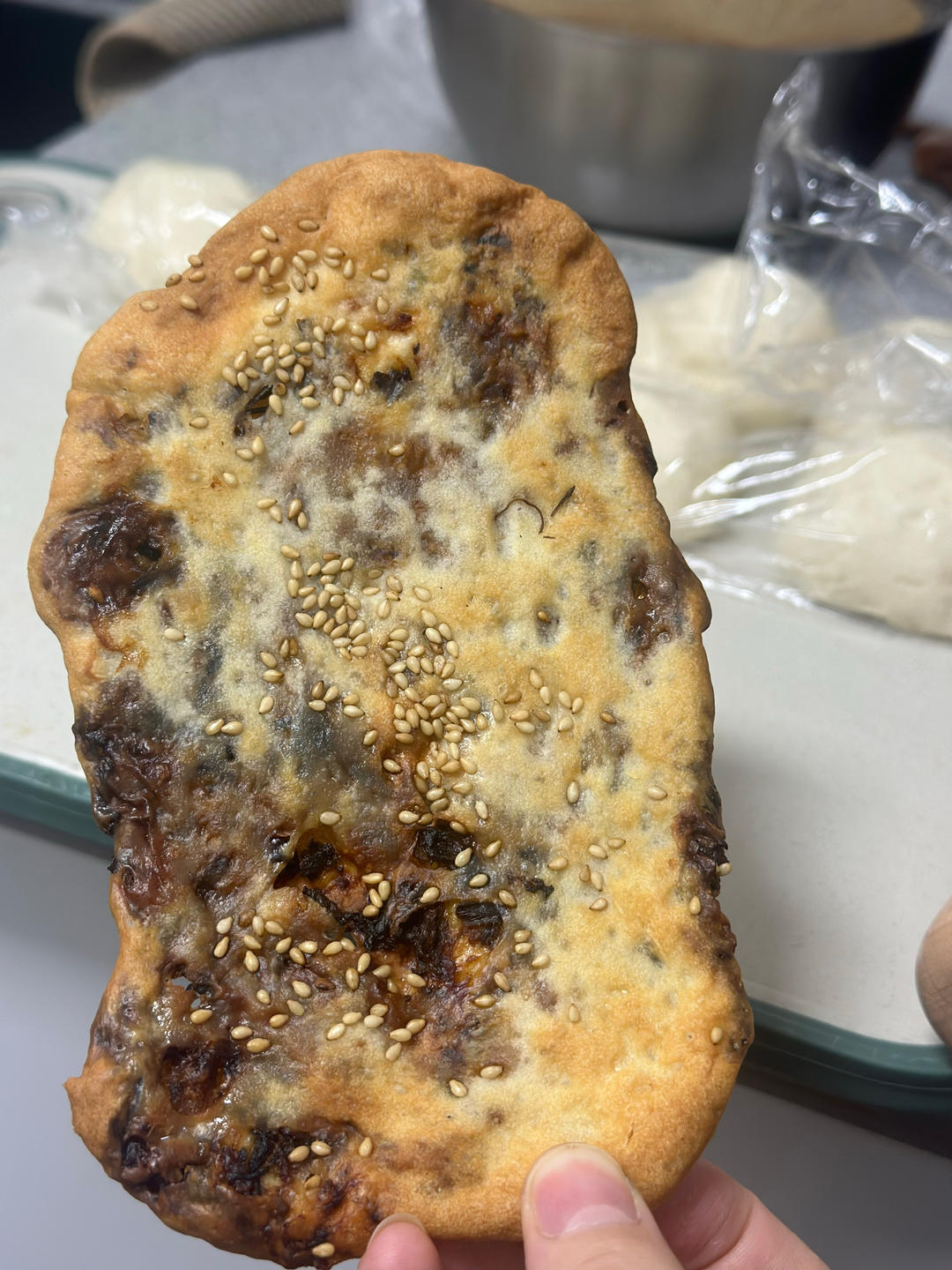 好吃到爆的梅干菜肉锅盔