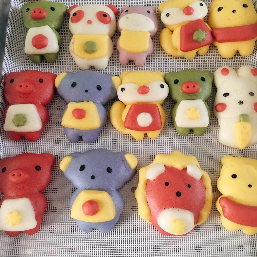 心痛了ペ谁懂做的果蔬动物卡通馒头