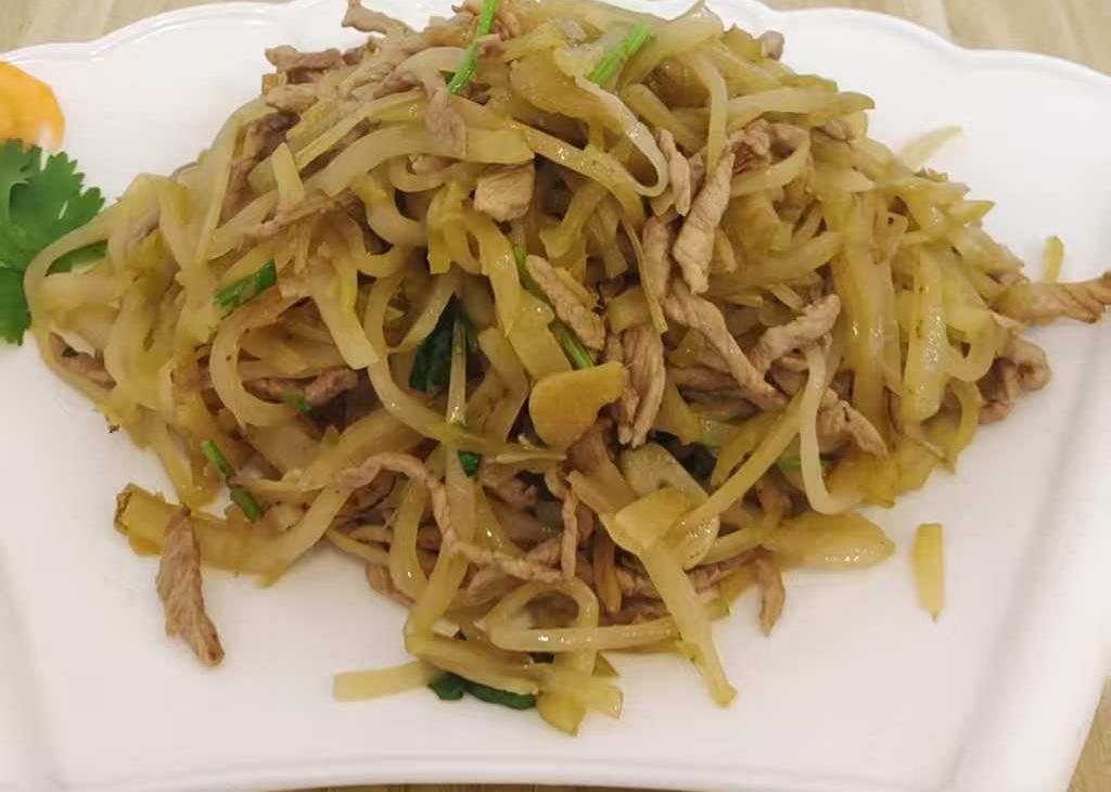 榨菜炒肉丝
