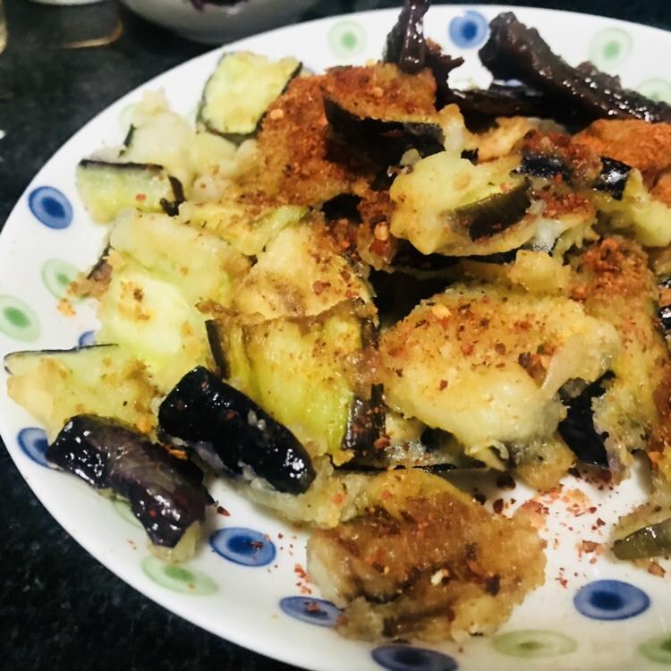 油炸茄子饼