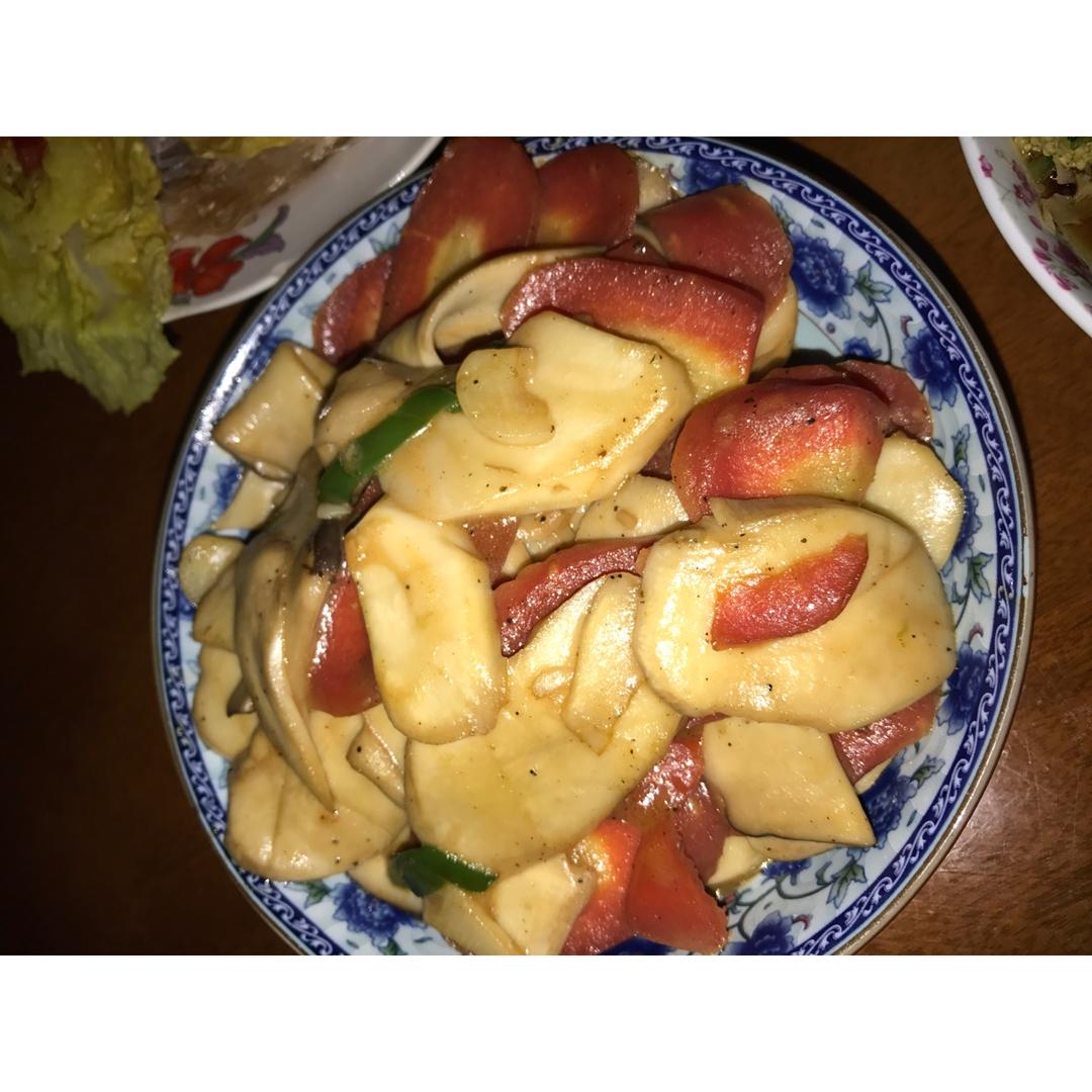 老丁的私房菜-美极杏鲍菇