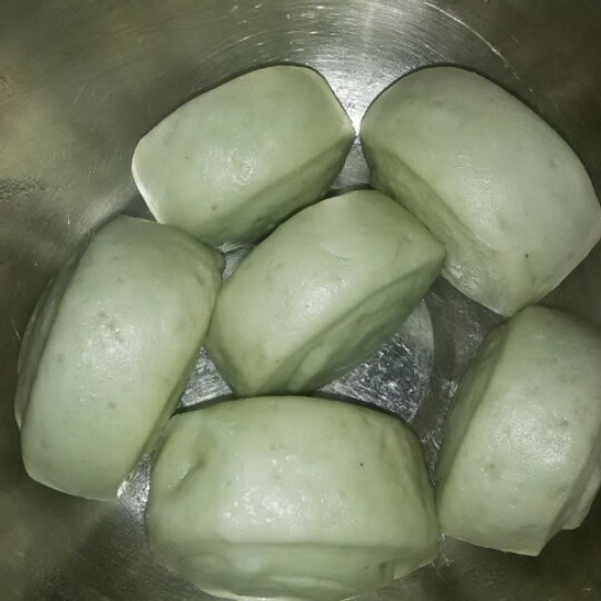 超级松软的抹茶馒头 好吃的要飞起来了