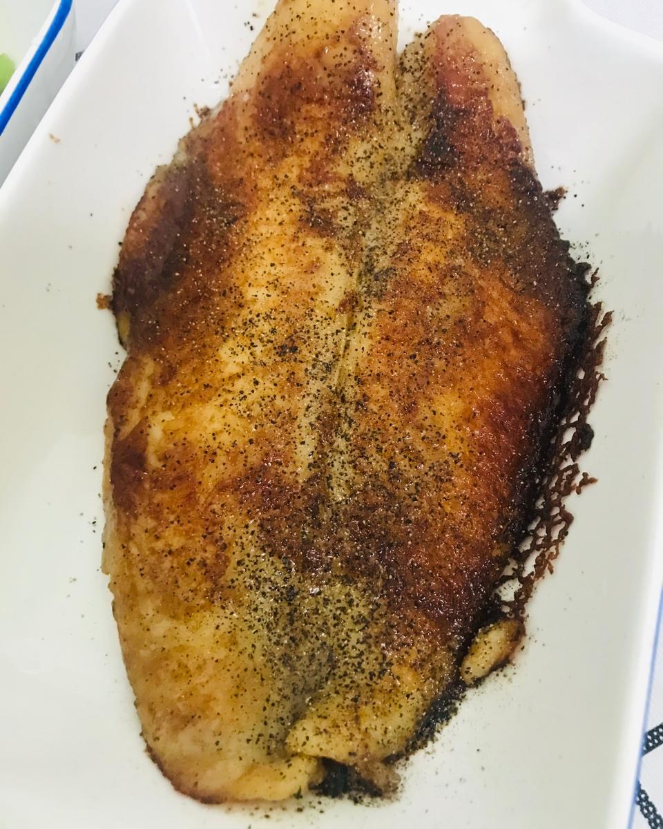 香煎巴沙鱼（龙利鱼）