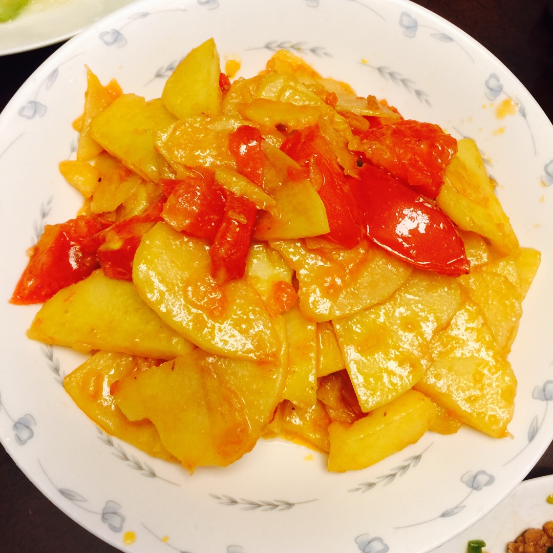 西红柿炒土豆