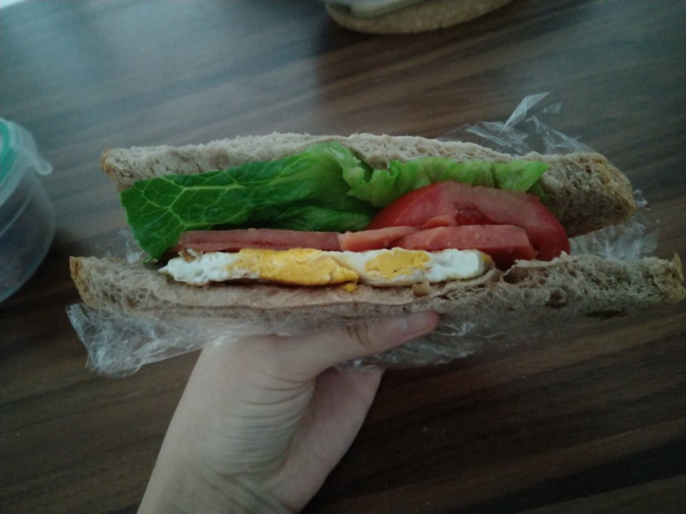 早餐•减脂营养简单三明治