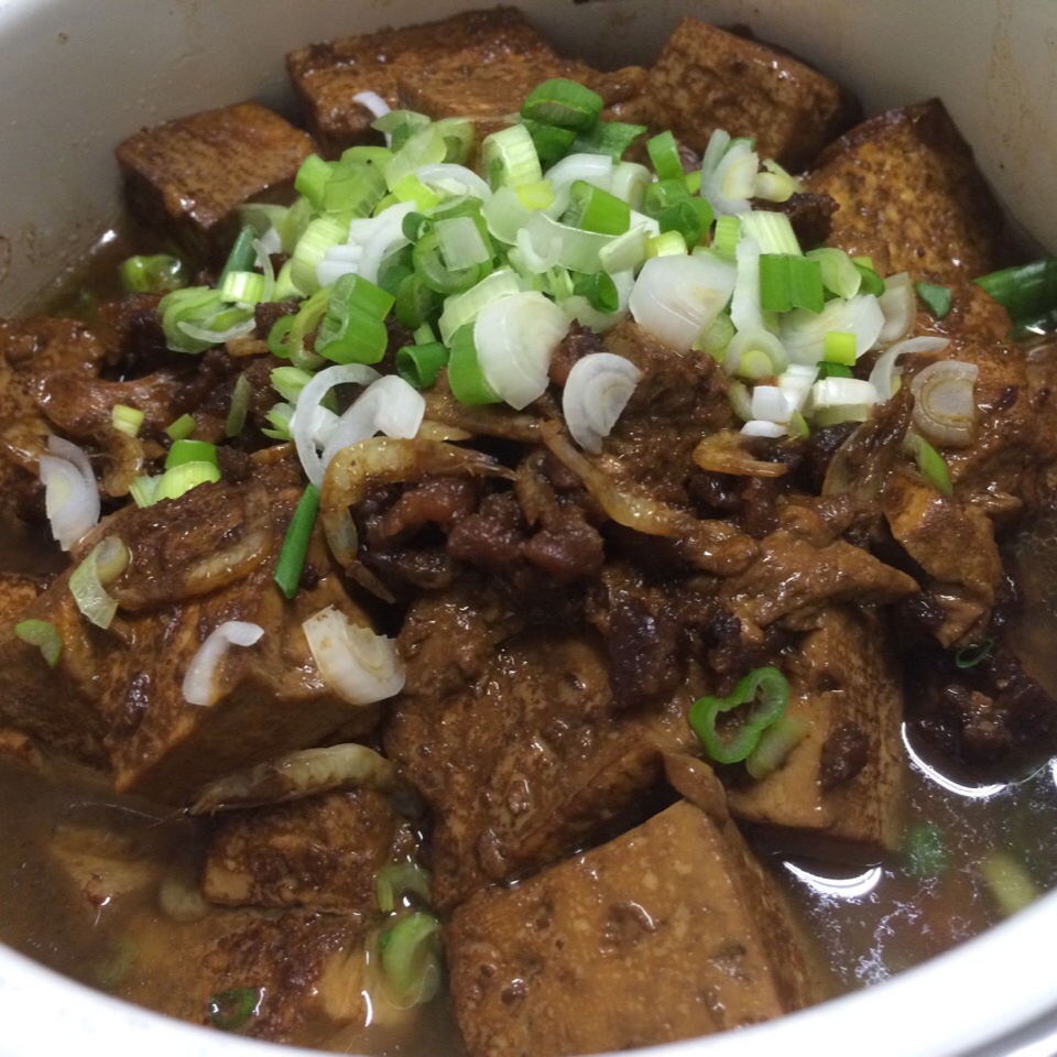 红烧肉末豆腐