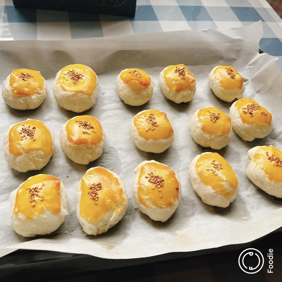 芝麻椒盐牛舌饼（北京小吃）