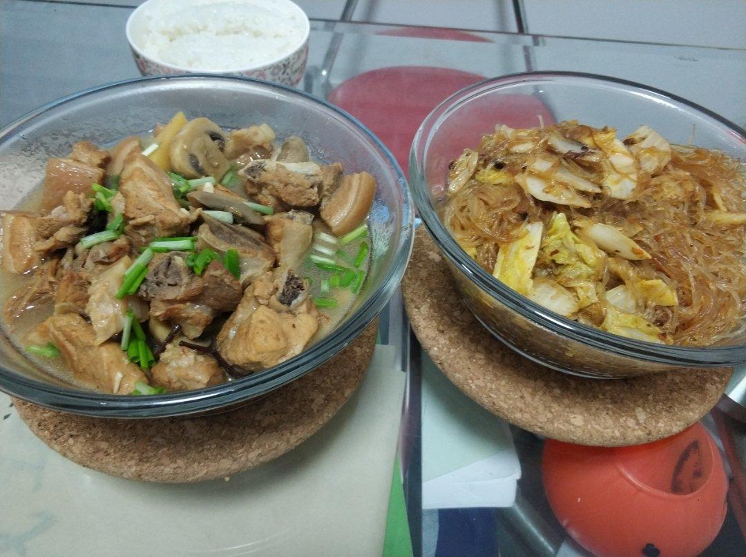 大白菜炒粉丝