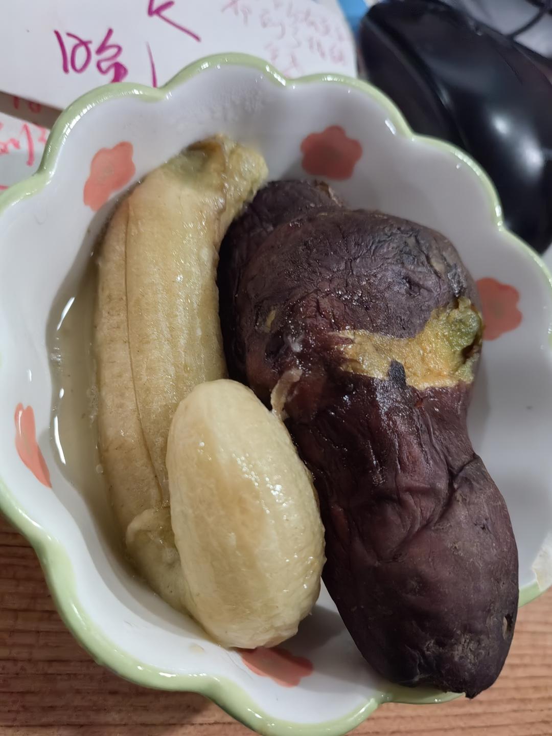 「蒸香蕉」简单好吃 还润肠