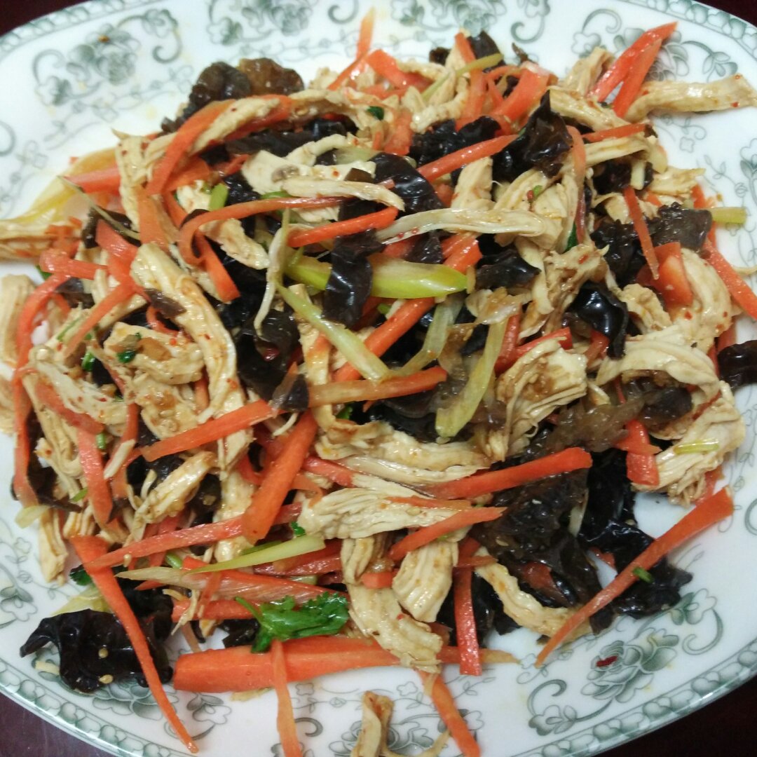减脂健身｜凉拌手撕鸡丝（香辣&麻油版）