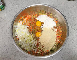 家常炸萝卜丸子🥕豆面萝卜丸子🍡的做法 步骤6