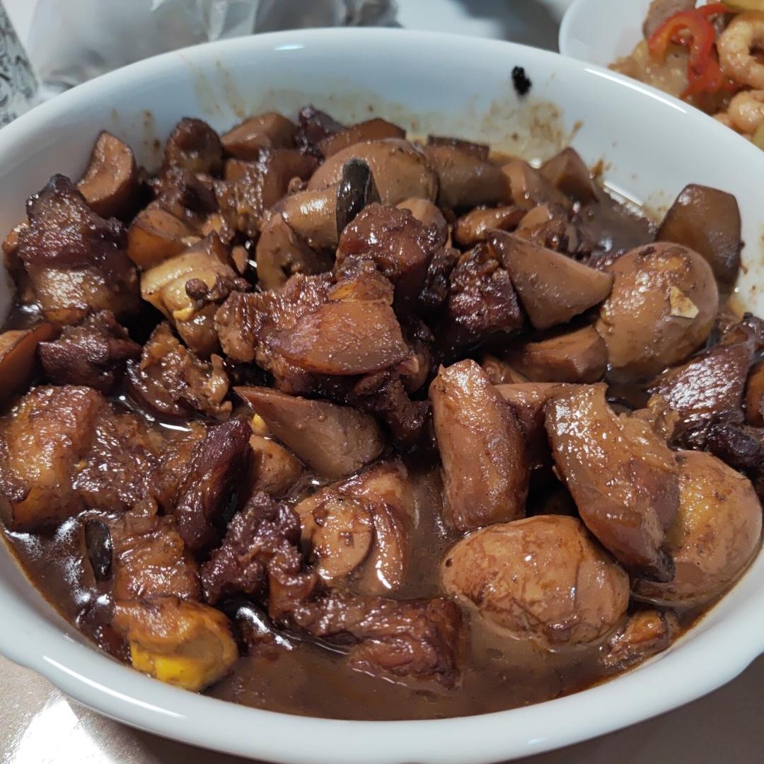 杏鲍菇红烧肉