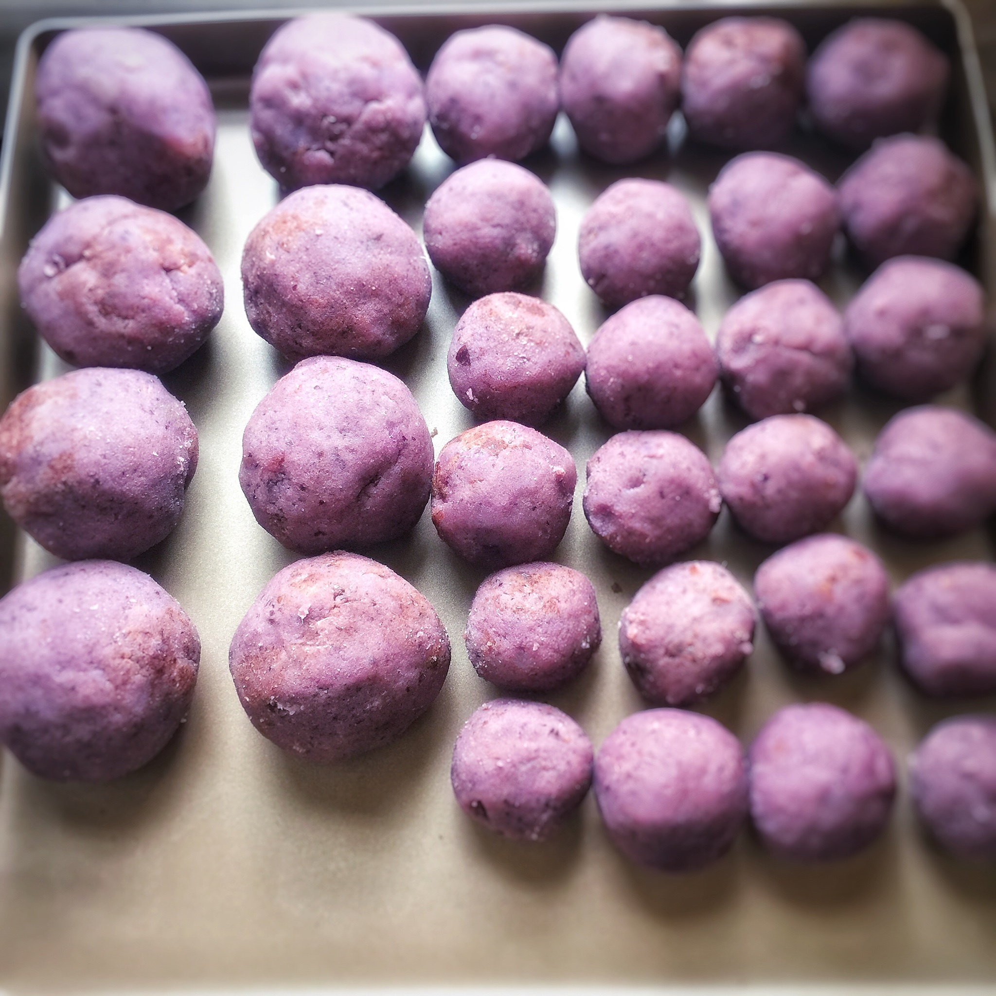 豆渣紫薯馅的做法
