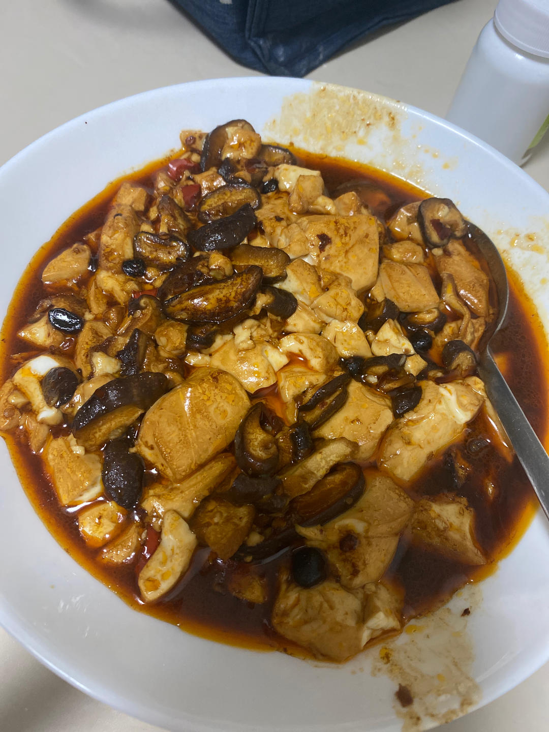 不麻婆的肉末豆腐