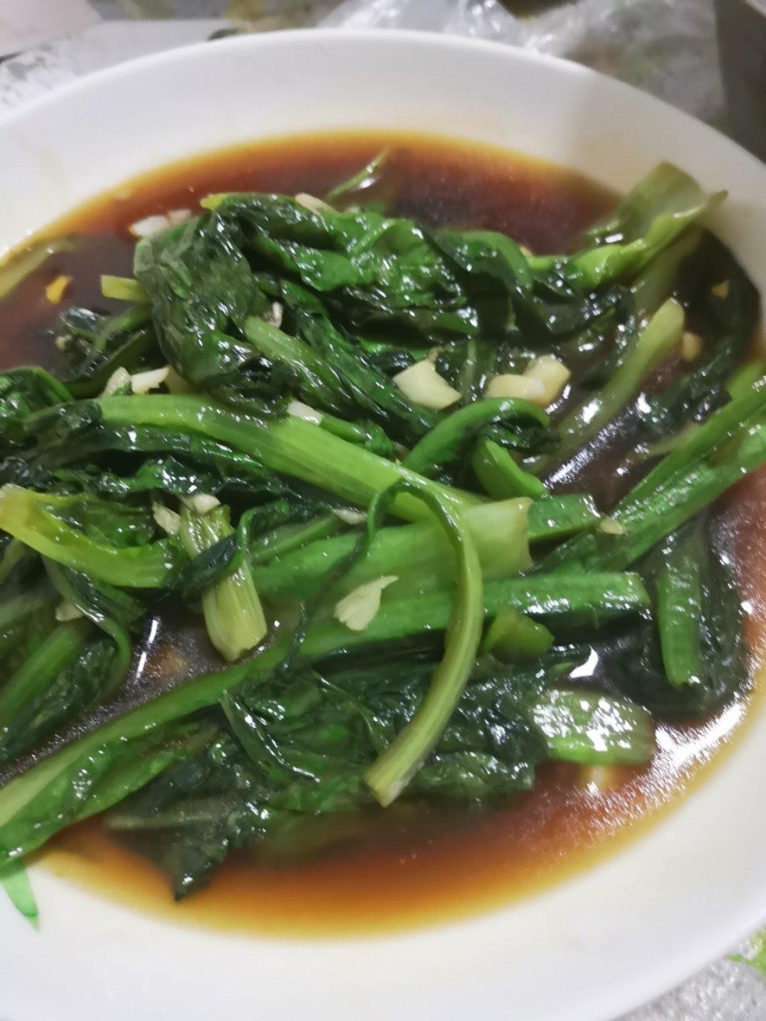 懒人蚝油蒜蓉生菜