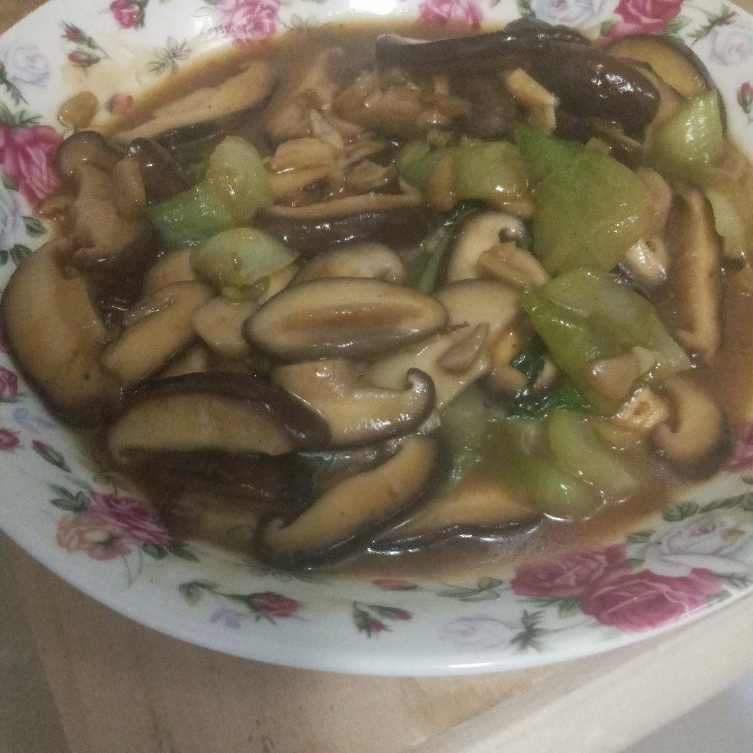 入味的香菇油菜