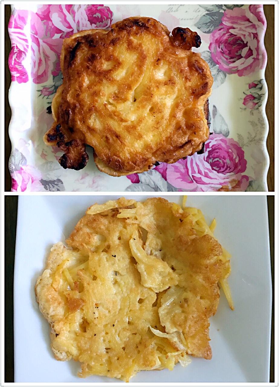 土豆丝鸡蛋饼