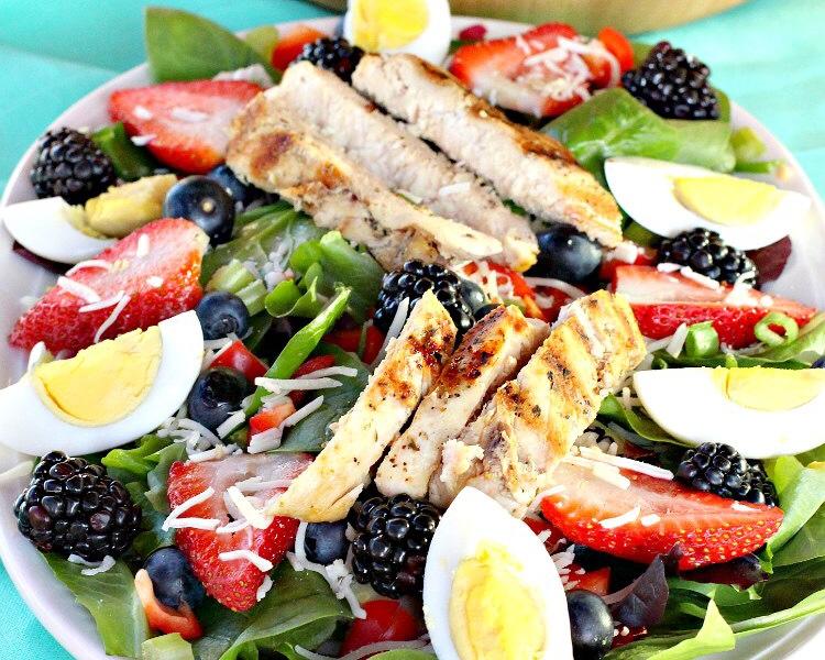 Grilled chicken salad的做法