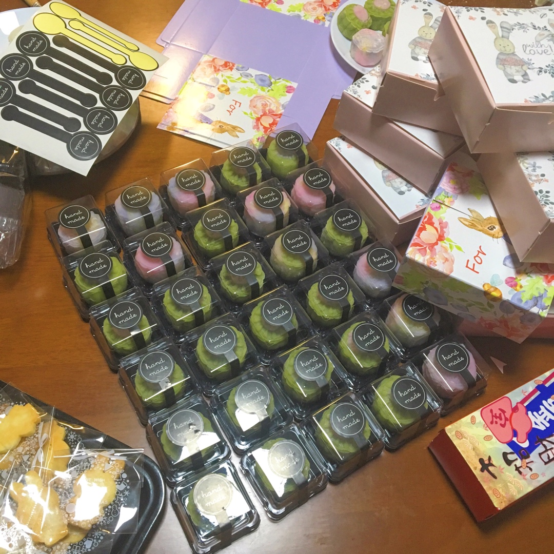 榴莲芝士冰皮月饼