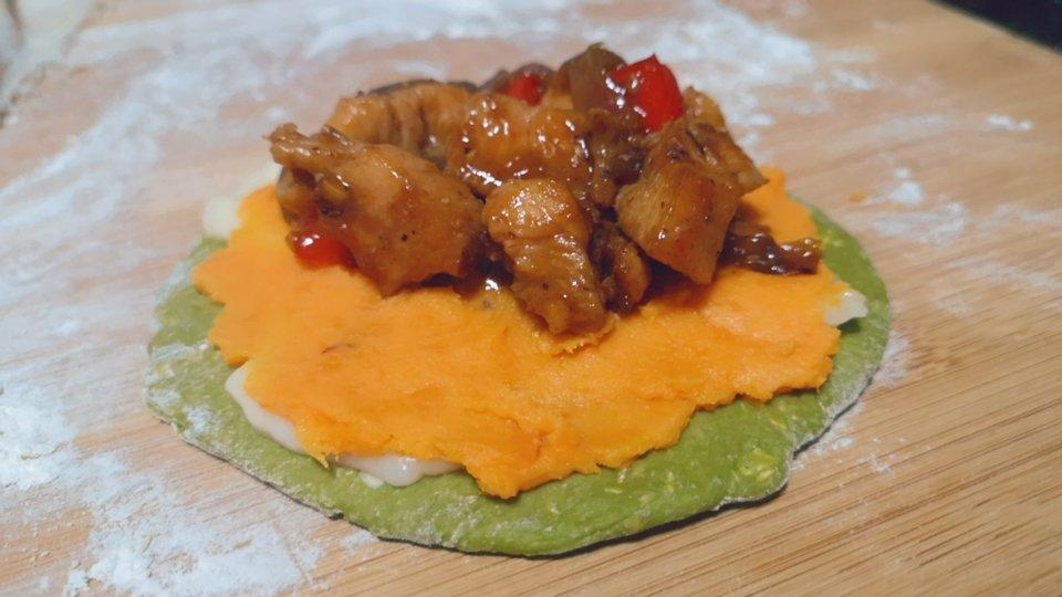 抹茶麻薯珍珠欧包（少糖无油版）