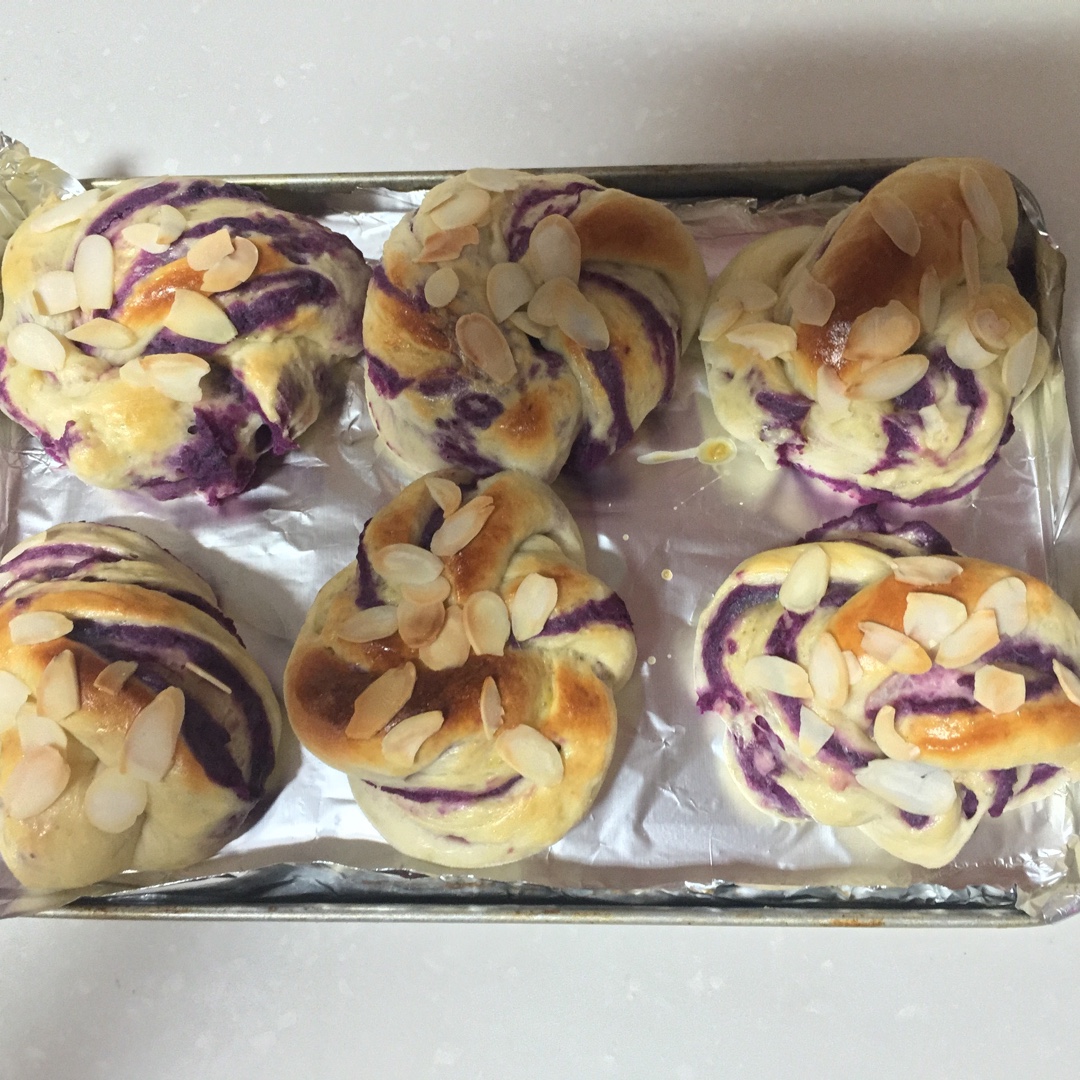 紫薯面包卷（君之配方）