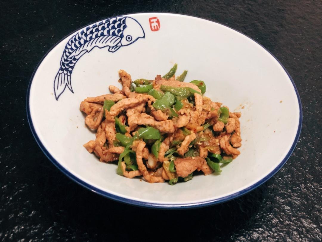 孜然青椒炒肉