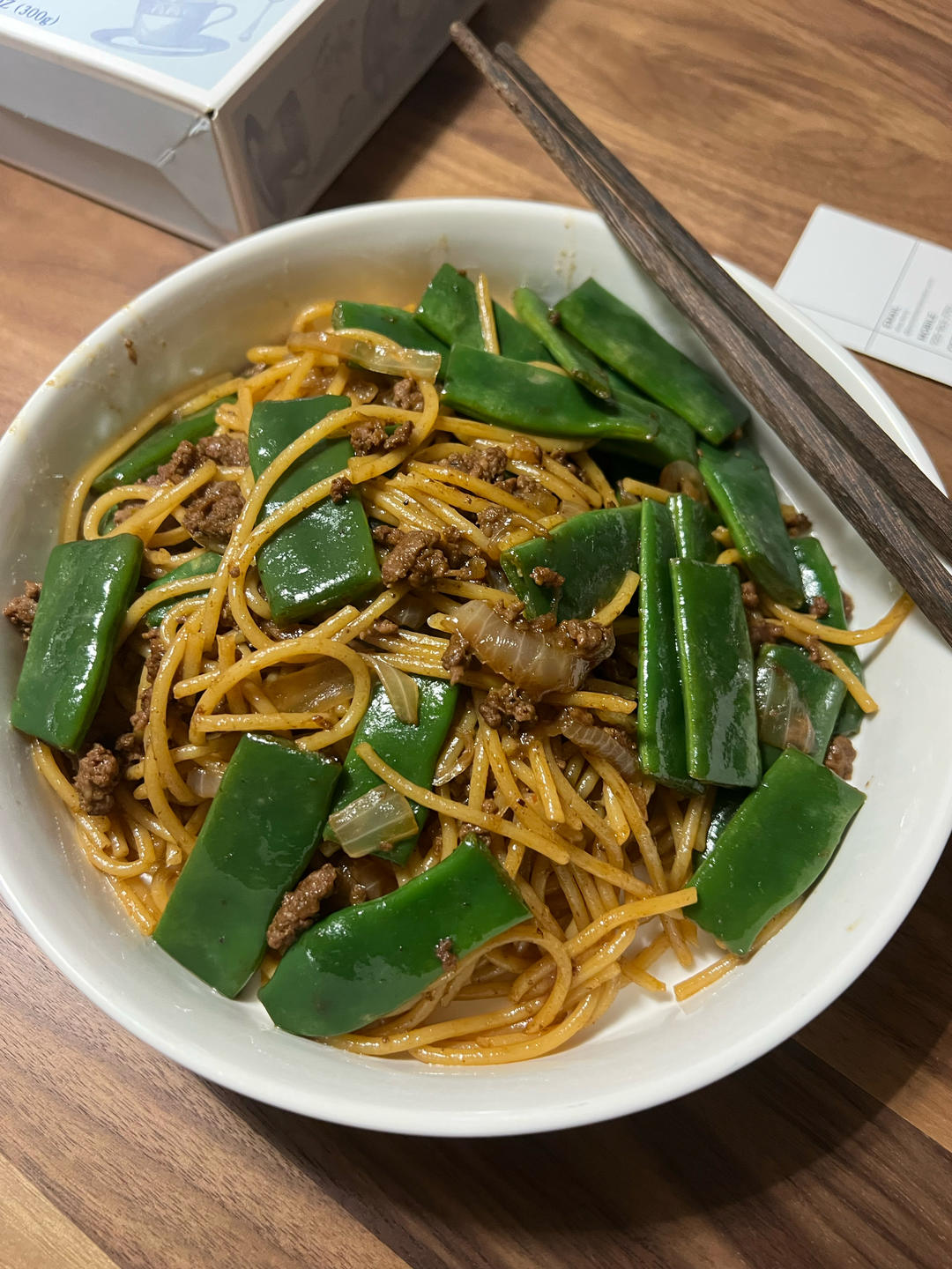 地道老北京扁豆焖面 豆角焖面 太好吃小心吃撑哦