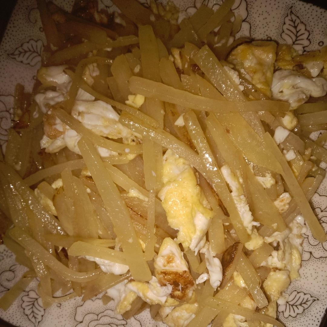 巨香的土豆丝炒鸡蛋