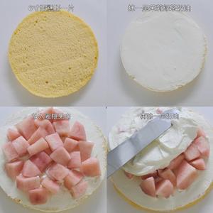 茉莉蜜桃奶油蛋糕的做法 步骤3