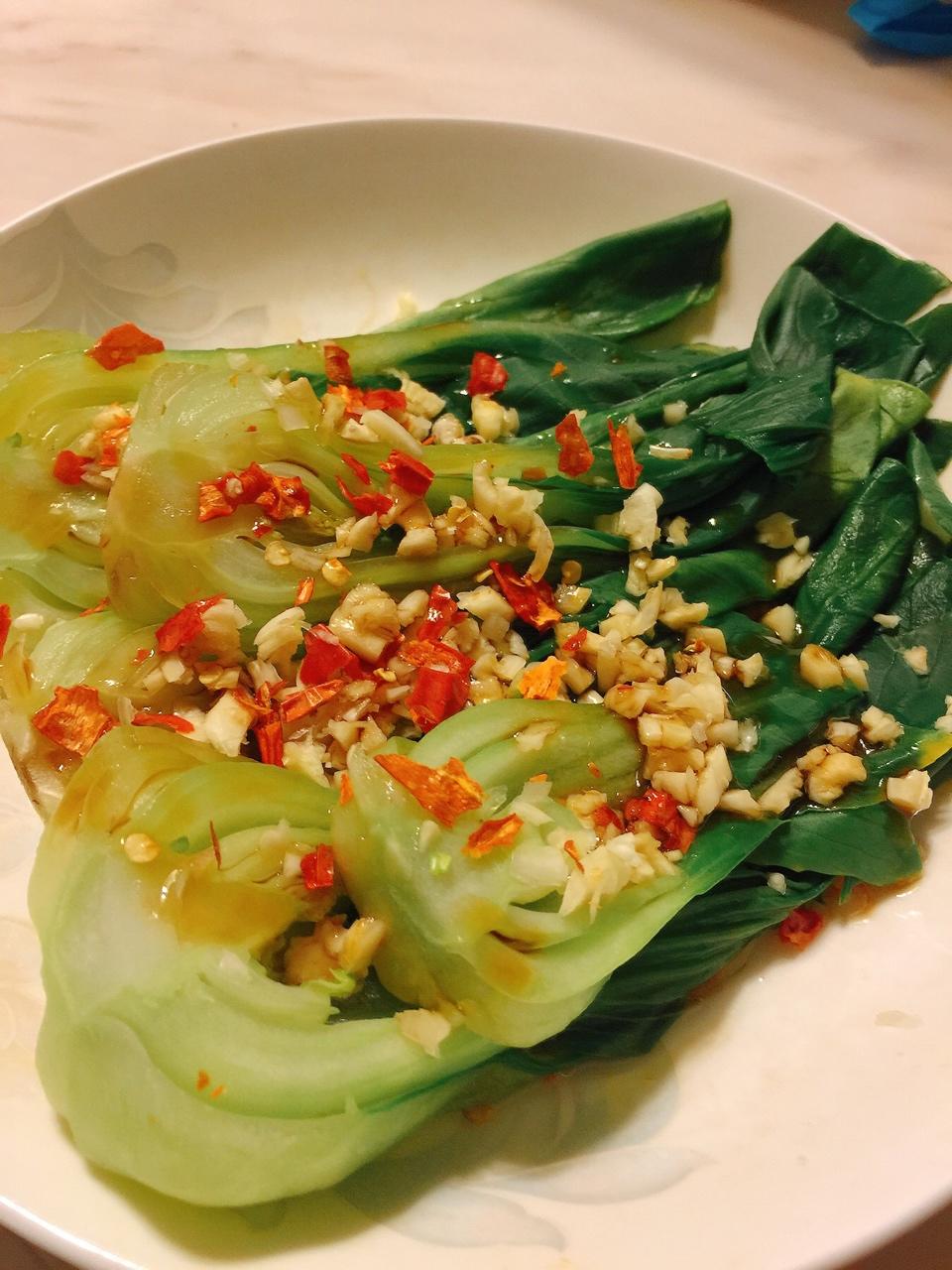 白灼油菜