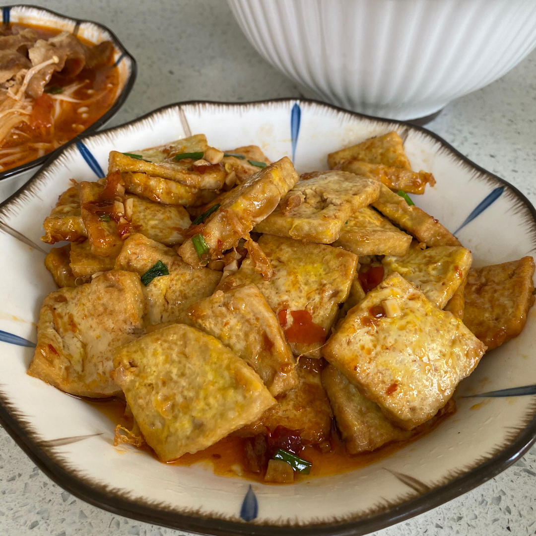 爆汁香煎豆腐