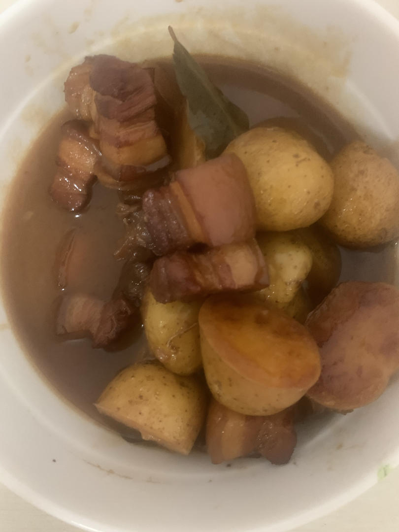 红烧肉炖土豆（丝毫不腻）