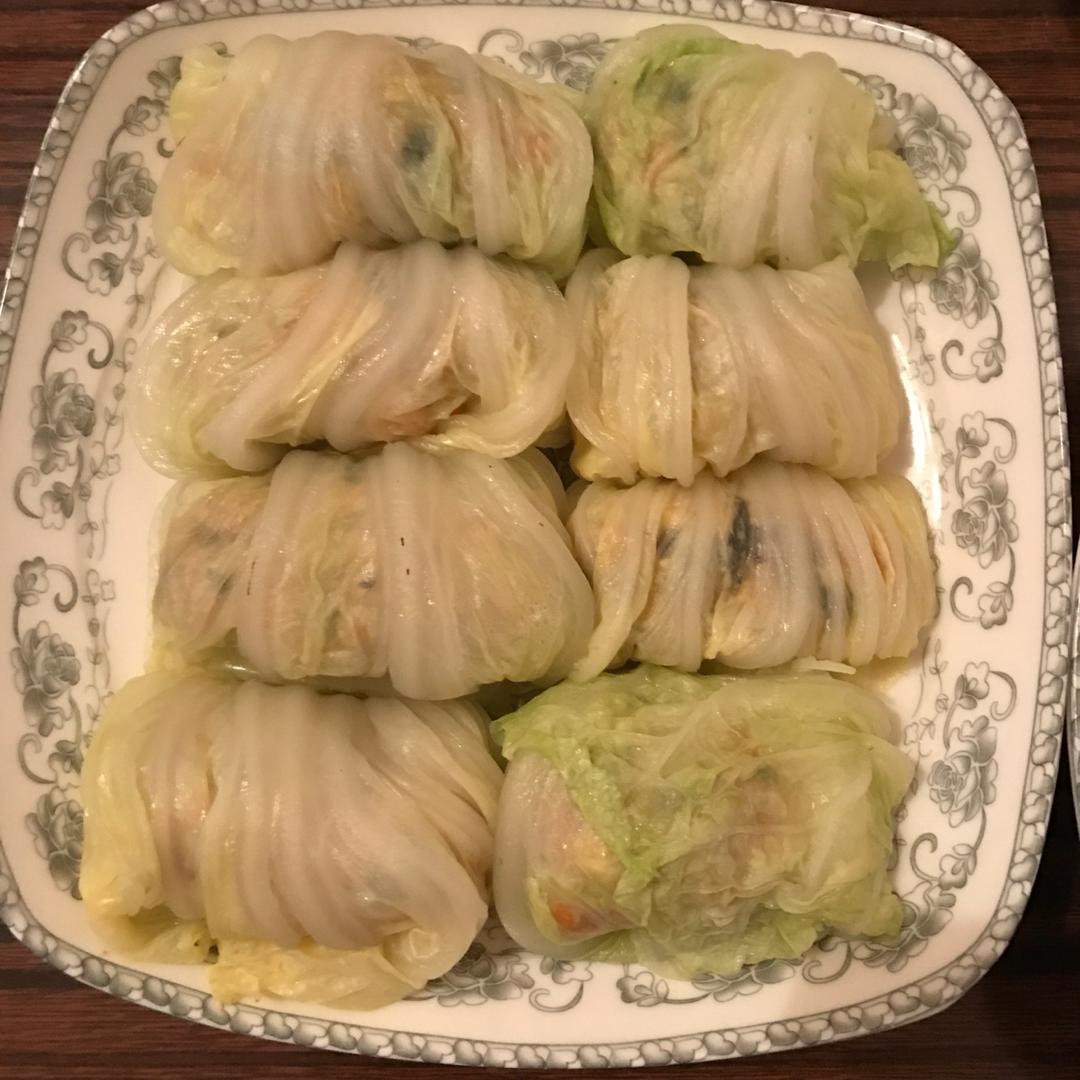 肉酿白菜卷