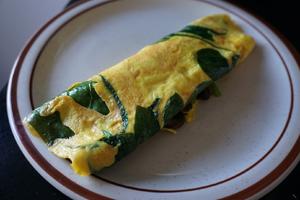 美式菠菜口蘑欧姆雷特蛋Omelette的做法 步骤8